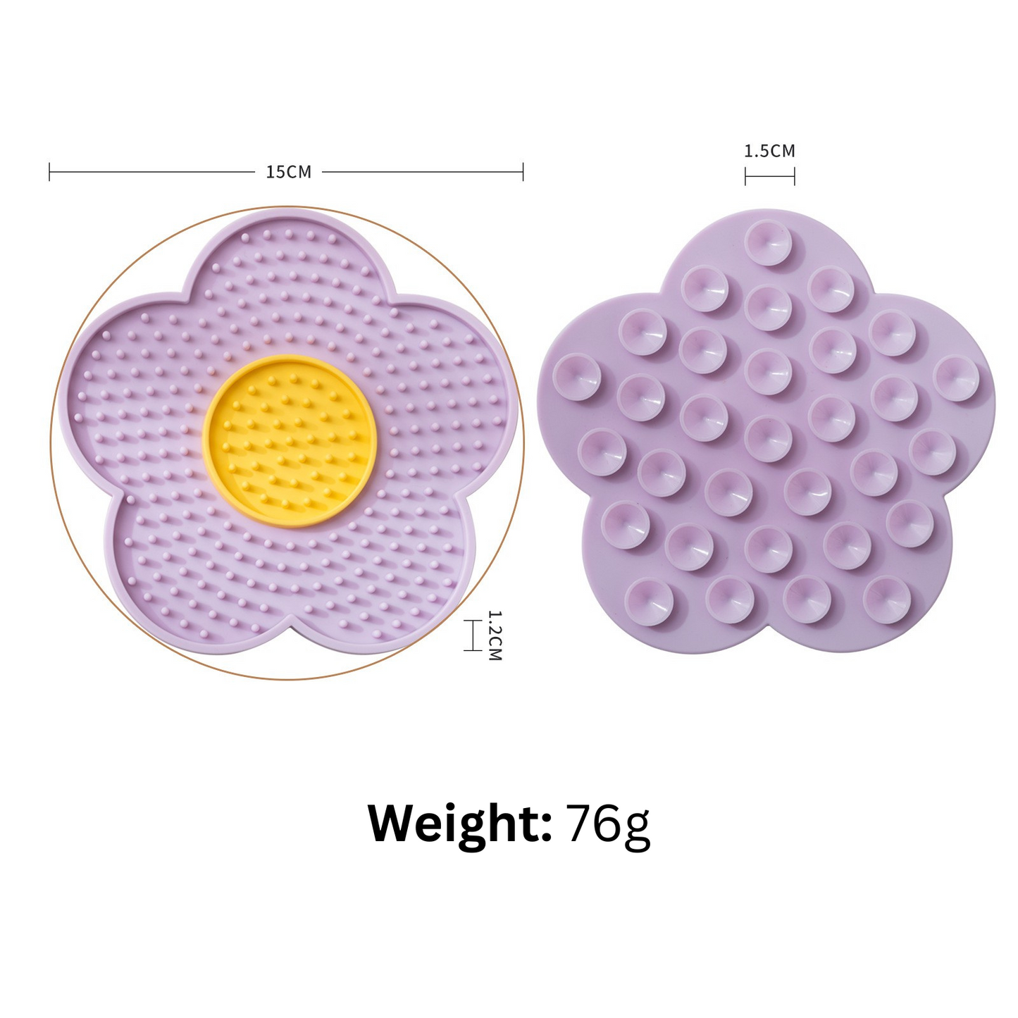 Lick & Play: Colorful Sunflower Silicone Mat